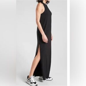Athleta Destination Maxi Dress. Size M Tall. Black. Like new condition